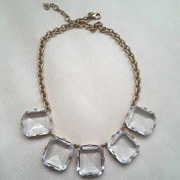 J. Crew Jewelry - J. Crew Crystal Cube Necklace